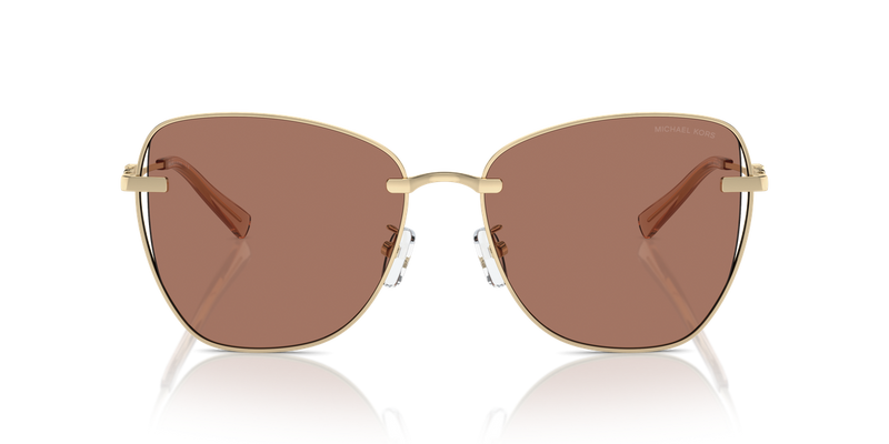 Michael Kors BEIJING in Shiny Light Gold / Light Brown Solid (101403) - Alternate View