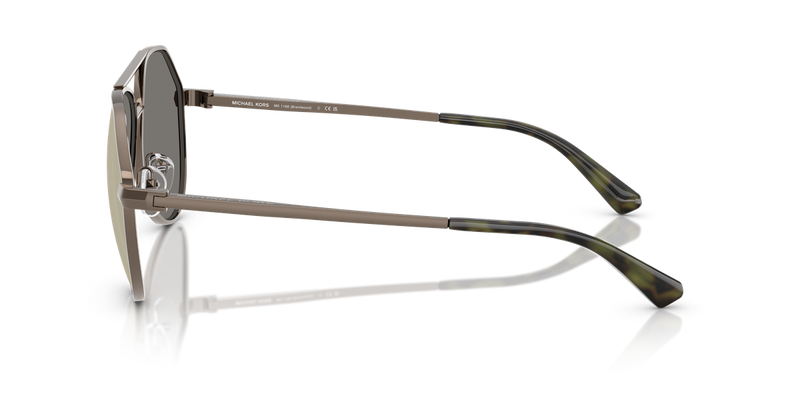 Michael Kors BRENTWOOD in Matte Husk / Olive Mirror (10014T) - Back View