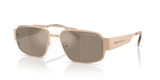 Gold Matte / Brown/Silver Mirror (10145A)