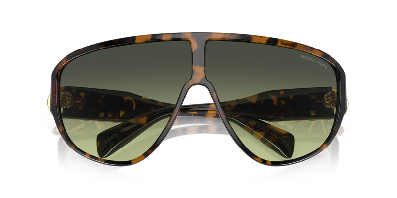 Michael Kors EMPIRE SHIELD in Dark Tort / Light Green Gradient (30060N) - Alternate View