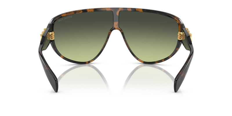 Michael Kors EMPIRE SHIELD in Dark Tort / Light Green Gradient (30060N) - Alternate View