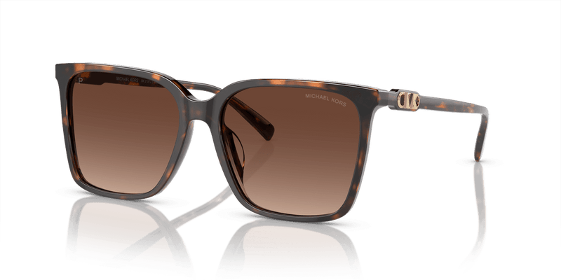Michael Kors CANBERRA in Dark Tortoise / Brown Gradient Polarized (3006T5) - Alternate View
