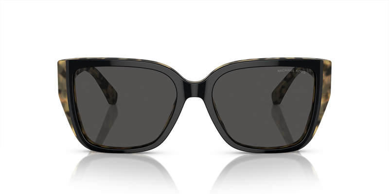 Michael Kors ACADIA in Bi-layer Black/Amber Tortoise / Dark Grey Solid (395087) - Alternate View
