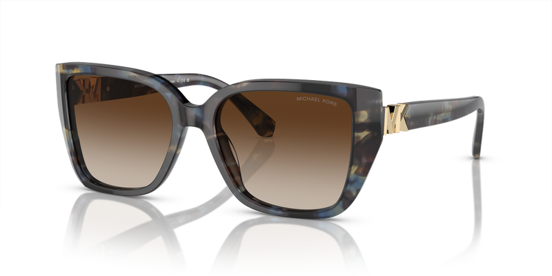 Michael Kors ACADIA in Bright Blue Tortoise / Brown Gradient (395213) - Alternate View