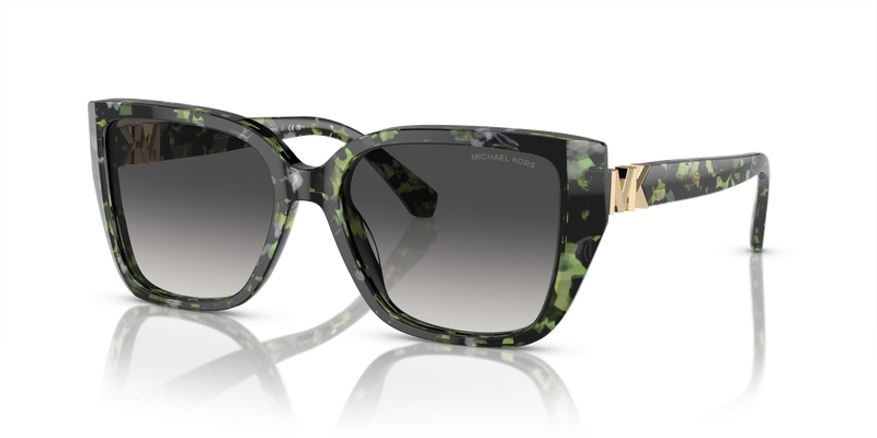 Michael Kors ACADIA in Amazon Green Tortoise / Dark Grey Gradient (39538G) - Alternate View