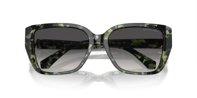 Michael Kors ACADIA in Amazon Green Tortoise / Dark Grey Gradient (39538G) - Alternate View