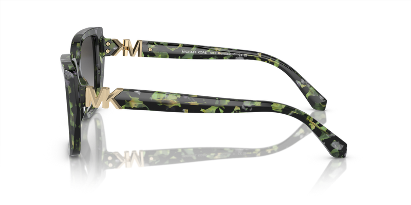 Michael Kors ACADIA in Amazon Green Tortoise / Dark Grey Gradient (39538G) - Alternate View