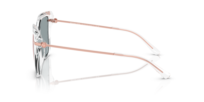 Michael Kors ST. BARTHS in Clear / Rose Gold Polarized (3015M5) - Alternate View