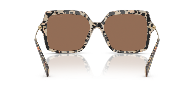 Michael Kors QUOGUE in Dark/Cream Tortoise / Brown Solid (395173) - Alternate View
