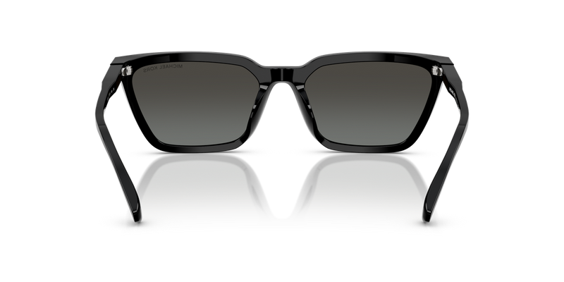 Michael Kors EVERGLADES in Black / Silver Flash Gradient (300588) - Temple Detail