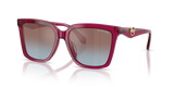 Transparent Plum / Purple Blue Gradient (4032H7)