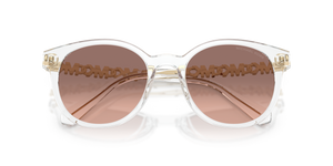 Crystal / Pink Gradient Dark Brown (301513)