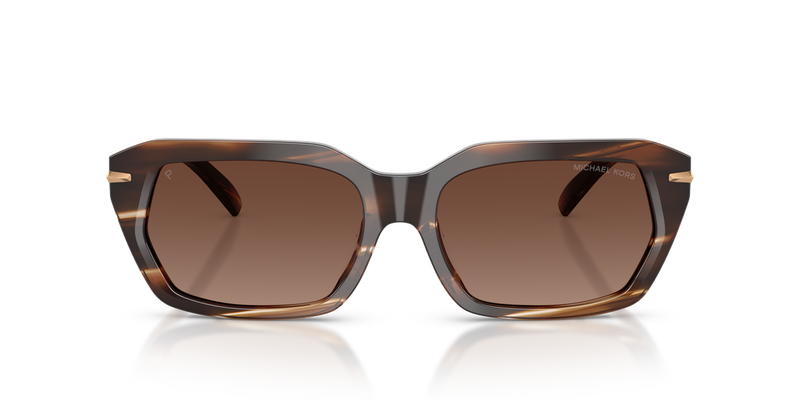 Michael Kors LAKE TAHOE in Brown Horn / Brown Solid Polarized (4039T5) - Alternate View