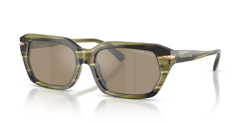 Michael Kors LAKE TAHOE in Olive Horn / Brown Silver Mirror (40407I) - Alternate View