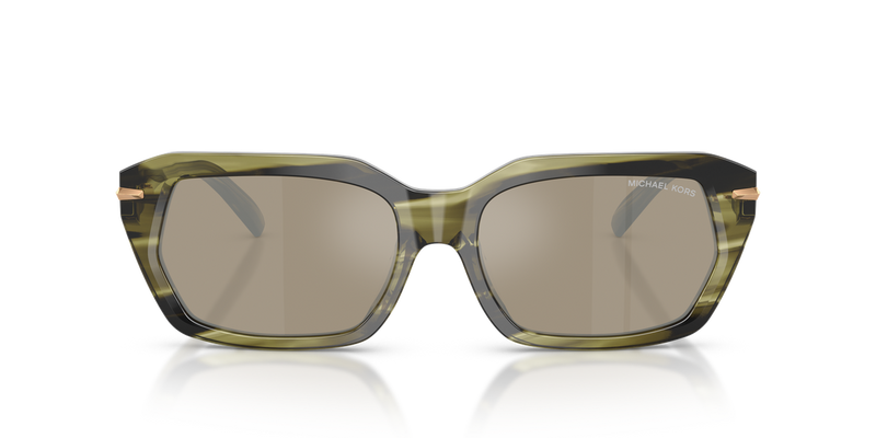 Michael Kors LAKE TAHOE in Olive Horn / Brown Silver Mirror (40407I) - Alternate View