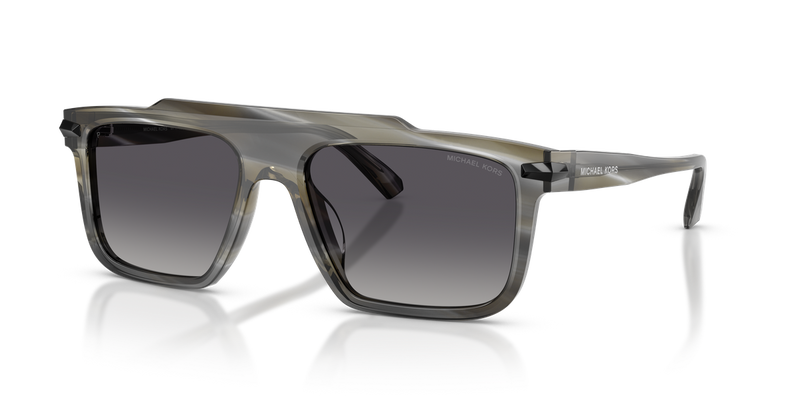 Michael Kors BOSTON in Horn / Grey Polarized (4047T3) - Alternate View