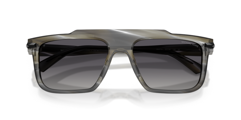 Michael Kors BOSTON in Horn / Grey Polarized (4047T3) - Alternate View