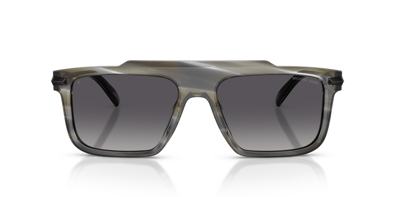 Michael Kors BOSTON in Horn / Grey Polarized (4047T3) - Alternate View