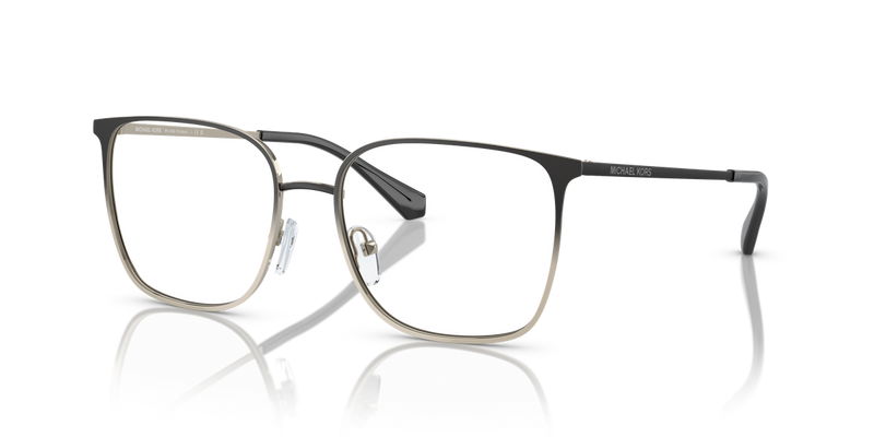 Michael Kors PORTLAND in Black Light Gold Gradient / Demo Lens (1001) - Front View