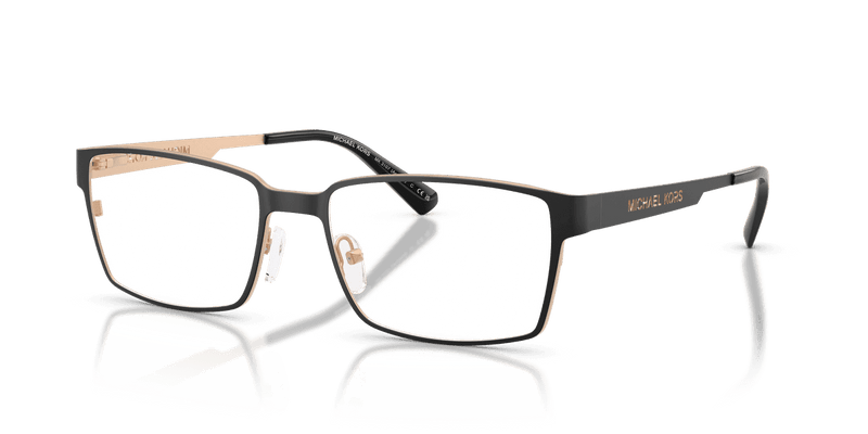 Michael Kors ARUSHA in Black Matte / Demo Lens (1005) - Front View