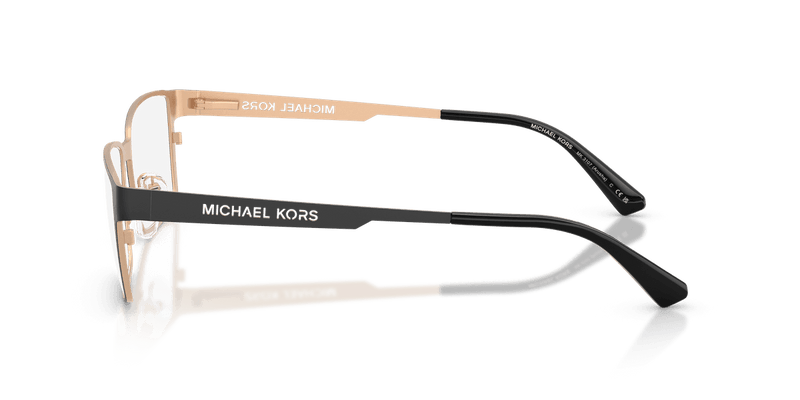 Michael Kors ARUSHA in Black Matte / Demo Lens (1005) - Side View