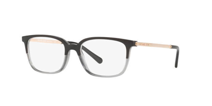 Michael Kors BLY in Black/Transparent Grey / Demo Lens (3280) - Front View