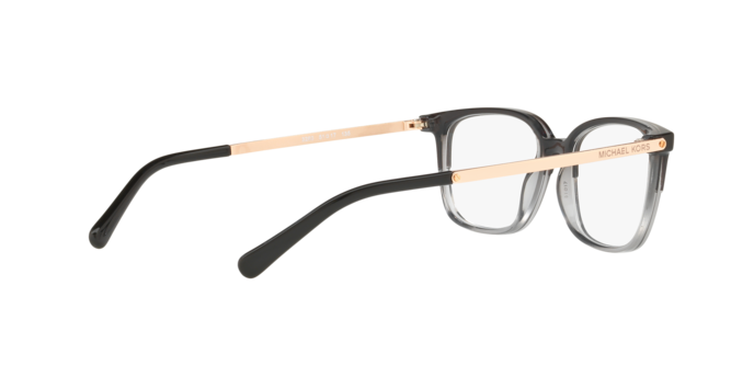 Michael Kors BLY in Black/Transparent Grey / Demo Lens (3280) - Temple Detail