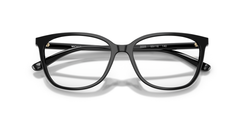 Michael Kors SANTA CLARA in Black / Demo Lens (3005) - Side View