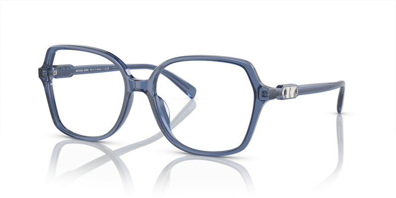Michael Kors BERNAL in Blue Transparent / Demo Lens (3956) - Alternate View
