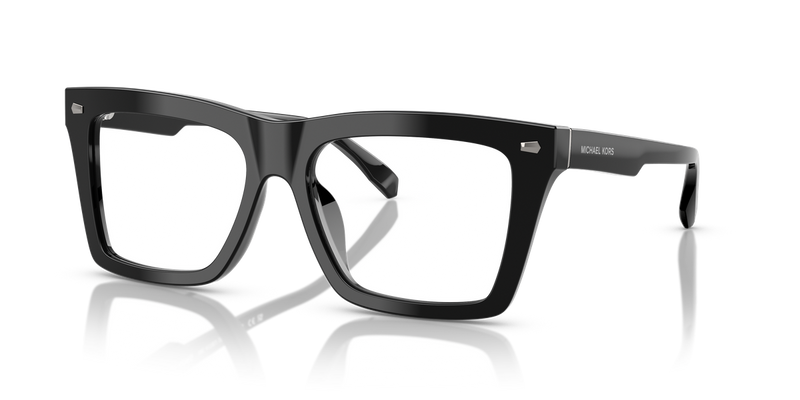 Michael Kors AUGUSTA in Black / Demo Lens (3005) - Front View