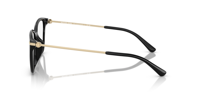 Michael Kors HAINAN in Black / Demo Lens (3005) - Back View