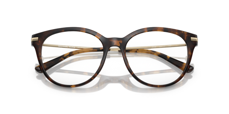 Michael Kors TORTOLA in Dark Tortoise / Demo Lens (3006) - Side View