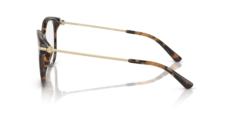 Michael Kors TORTOLA in Dark Tortoise / Demo Lens (3006) - Back View