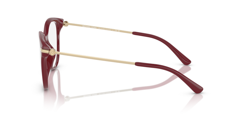 Michael Kors TORTOLA in Deep Red / Demo Lens (4004) - Alternate View