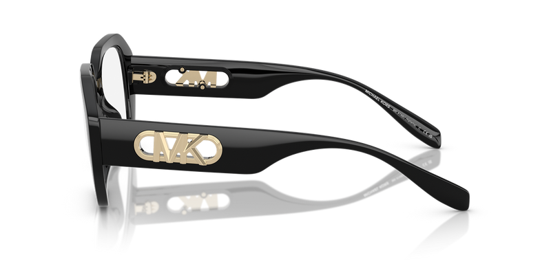 Michael Kors VALLETTA in Black / Demo Lens (3005) - Back View