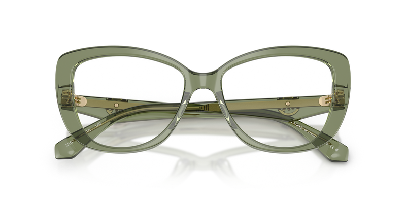 Michael Kors DERVIO in Green Transparent / Demo Lens (3961) - Alternate View