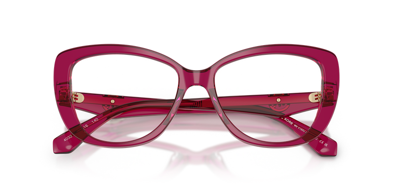 Michael Kors DERVIO in Transparent Plum / Demo Lens (4032) - Alternate View