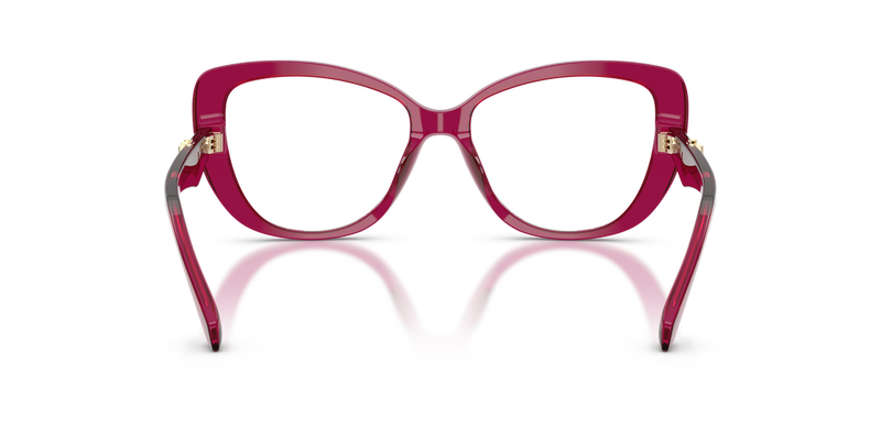 Michael Kors DERVIO in Transparent Plum / Demo Lens (4032) - Alternate View