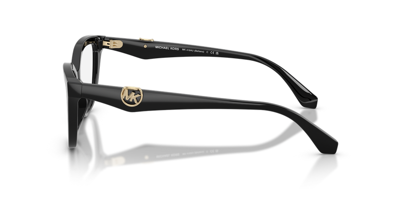 Michael Kors BELLANO in Black / Demo Lens (3005) - Back View
