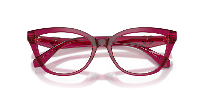 Michael Kors BELLANO in Transparent Plum / Demo Lens (4032) - Alternate View