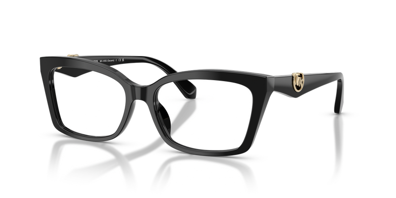 Michael Kors GARZENO in Black / Demo Lens (3005) - Front View