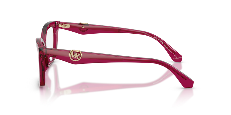 Michael Kors GARZENO in Transparent Plum / Demo Lens (4032) - Alternate View