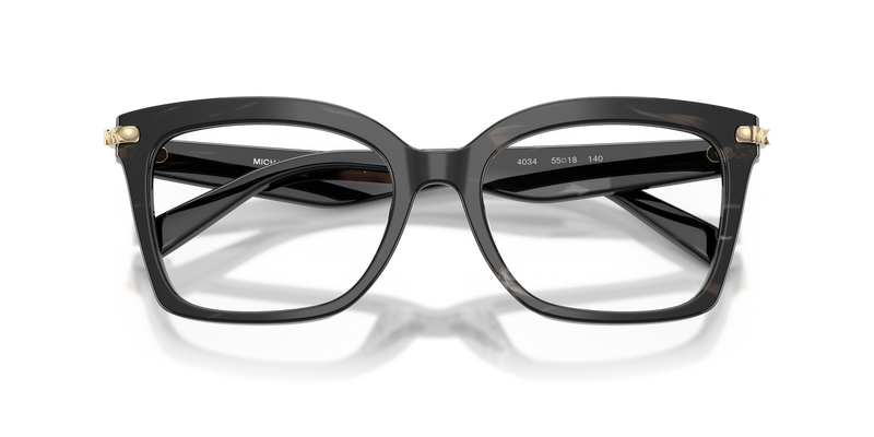 Michael Kors GREENVILLE in Black Horn / Demo Lens (4034) - Alternate View