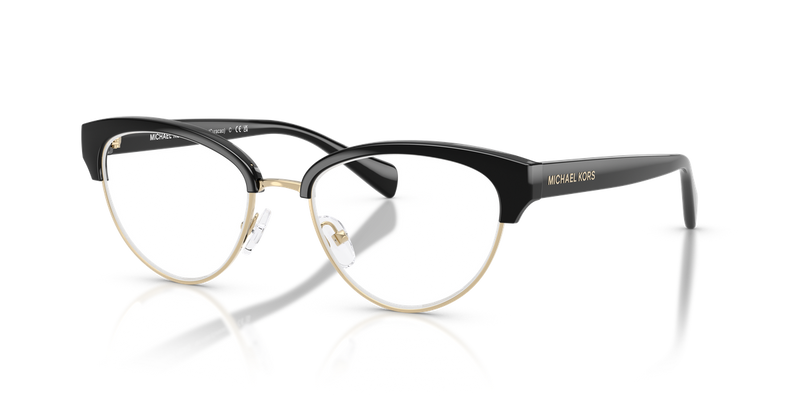 Michael Kors CURACAO in Black / Demo Lens (3005) - Front View