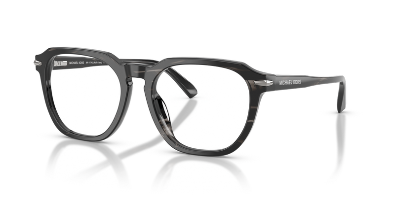 Michael Kors WOLF CREEK in Black Horn / Demo Lens (4034) - Front View