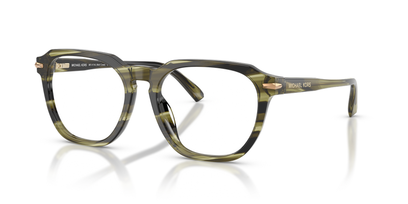 Michael Kors WOLF CREEK in Olive Horn / Demo Lens (4040) - Alternate View