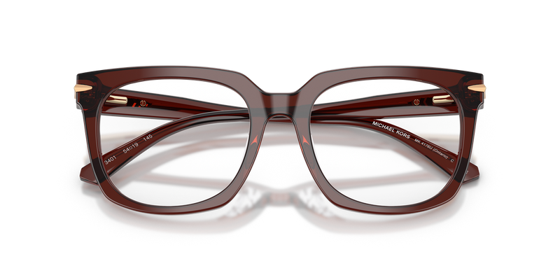 Michael Kors ONTARIO in Brown Transparent / Demo Lens (3401) - Alternate View