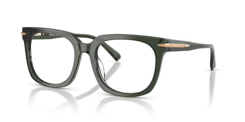 Michael Kors ONTARIO in Green Transparent / Demo Lens (3961) - Alternate View