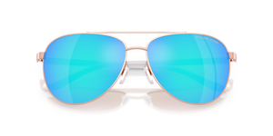 Rose Gold/White / Blue Mirror (104525)