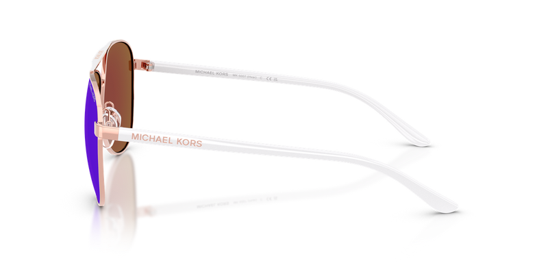 Michael Kors HVAR in Rose Gold/White / Blue Mirror (104525) - Alternate View